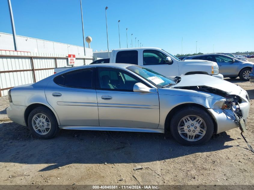 2004 Pontiac Grand Prix Gt1 VIN: 2G2WP522841260534 Lot: 40845581