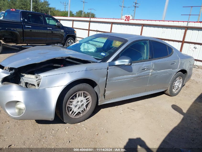 2004 Pontiac Grand Prix Gt1 VIN: 2G2WP522841260534 Lot: 40845581