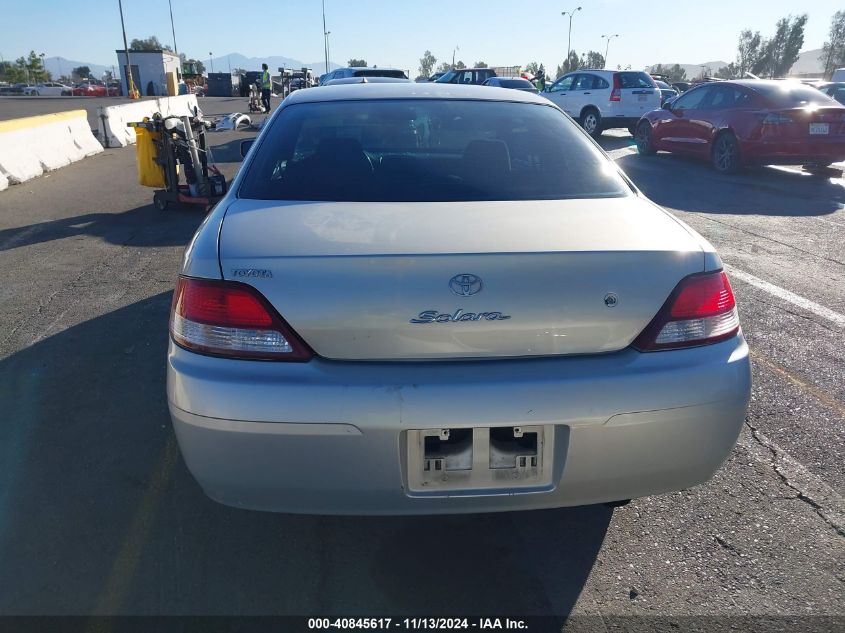 2000 Toyota Camry Solara Se VIN: 2T1CG22P5YC294849 Lot: 40845617