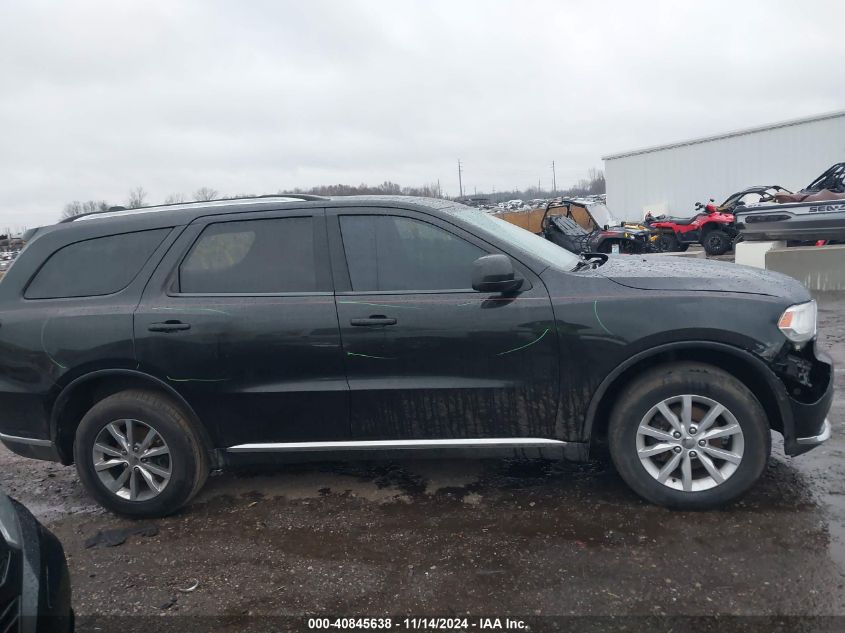 2015 Dodge Durango Sxt VIN: 1C4RDJAG9FC176937 Lot: 40845638