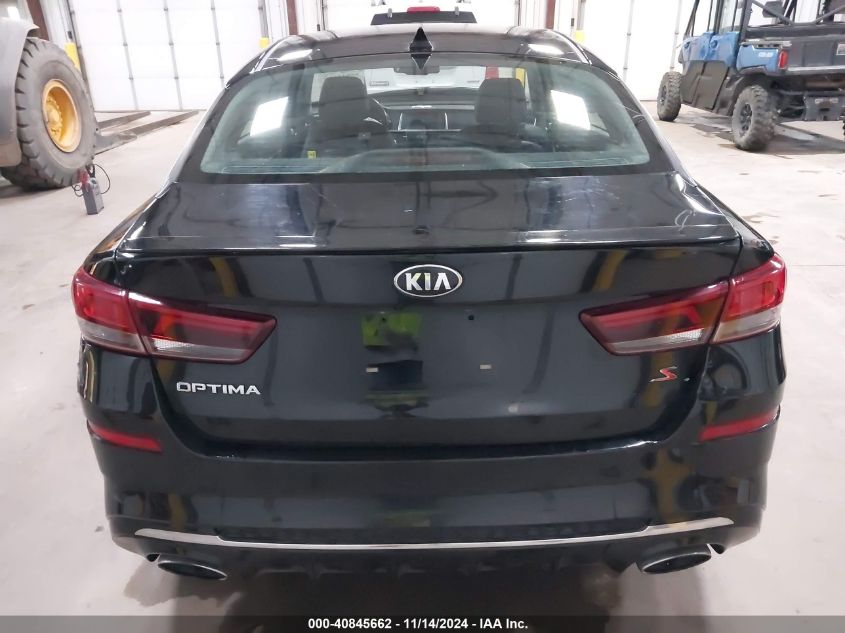 2019 Kia Optima S VIN: 5XXGT4L32KG314544 Lot: 40845662