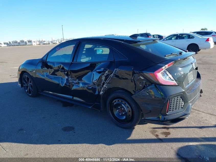 VIN SHHFK7G4XKU217497 2019 Honda Civic, Sport no.3