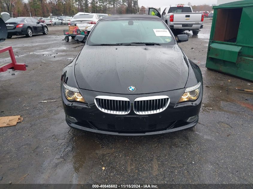 2009 BMW 650I VIN: WBAEB53569C224211 Lot: 40845682