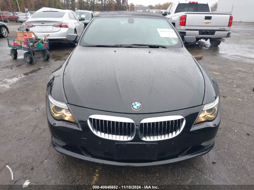 2009 BMW 650I VIN: WBAEB53569C224211 Lot: 40845682