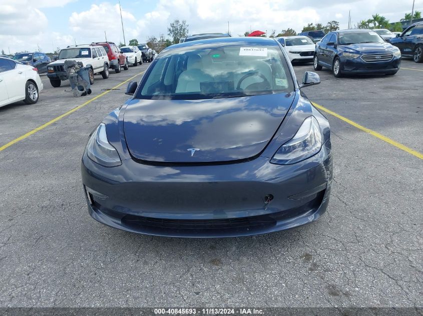 2022 Tesla Model 3 Rear-Wheel Drive VIN: 5YJ3E1EA2NF328423 Lot: 40845693