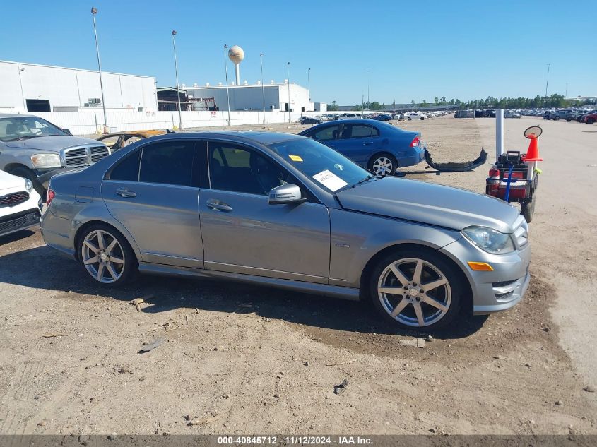 2012 Mercedes-Benz C 250 Luxury/Sport VIN: WDDGF4HB9CA634647 Lot: 40845712