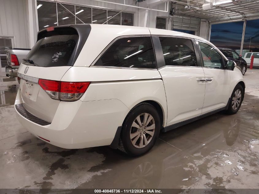 VIN 5FNRL5H63FB131485 2015 Honda Odyssey, Ex-L no.4