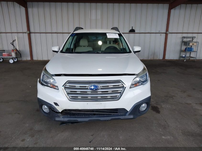 2017 Subaru Outback 2.5I Premium VIN: 4S4BSACC6H3338460 Lot: 40845748