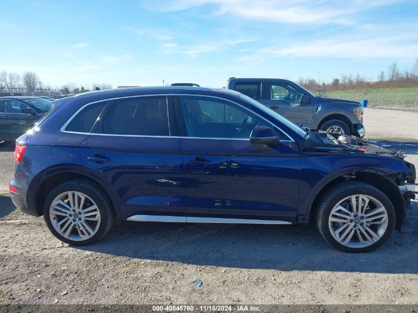 2018 Audi Q5 2.0T Premium/2.0T Tech Premium VIN: WA1CNAFY7J2073139 Lot: 40845760