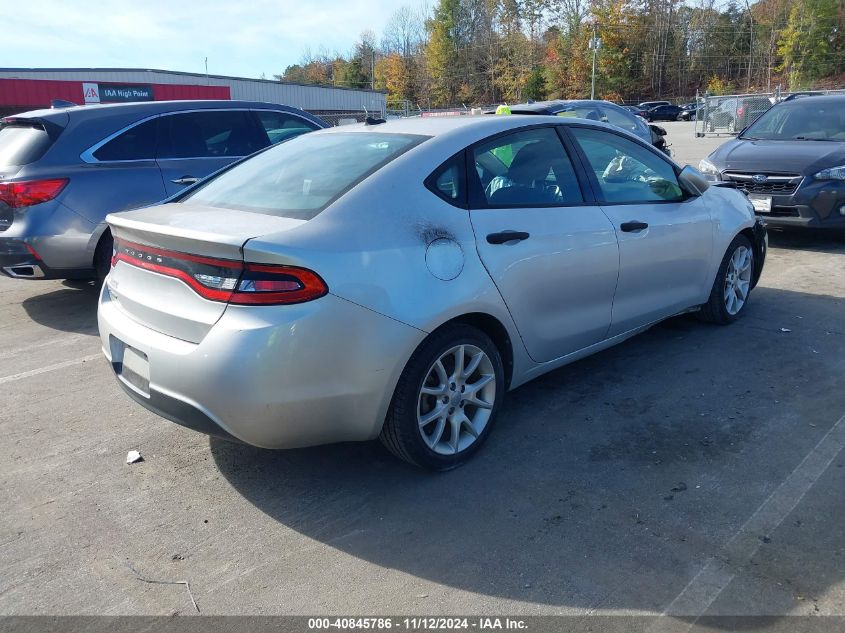 VIN 1C3CDFAA5DD175200 2013 Dodge Dart, SE no.4