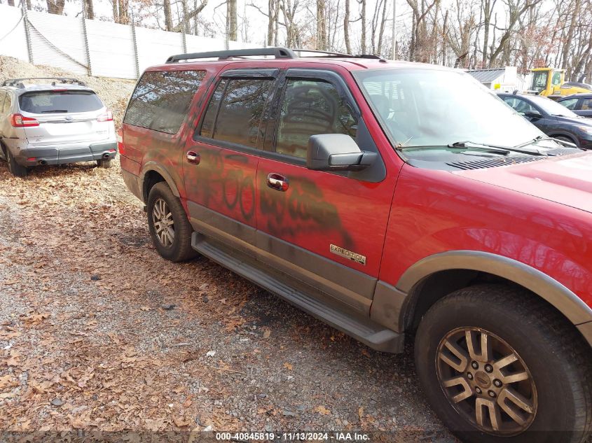 2007 Ford Expedition El Xlt VIN: 1FMFK16547LA97057 Lot: 40845819