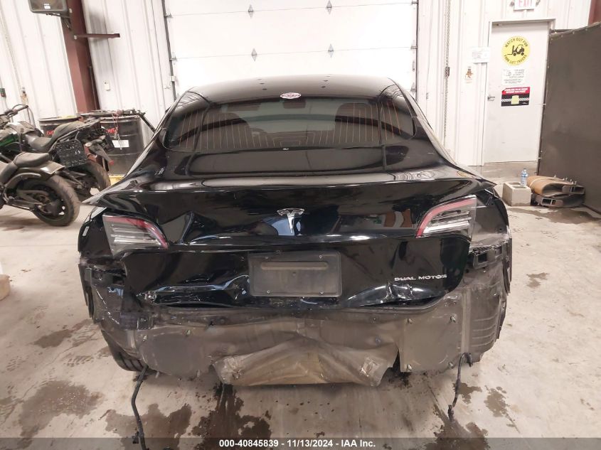 2019 Tesla Model 3 Long Range/Performance VIN: 5YJ3E1EB6KF384952 Lot: 40845839