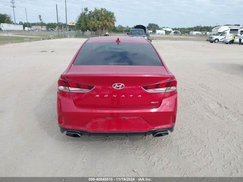 VIN 5NPE34AF4JH619213 2018 HYUNDAI SONATA SPORT
