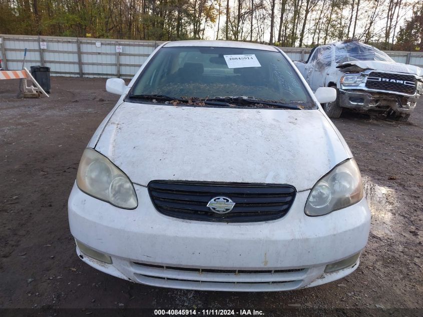 2003 Toyota Corolla S VIN: 1NXBR32E63Z169103 Lot: 40845914