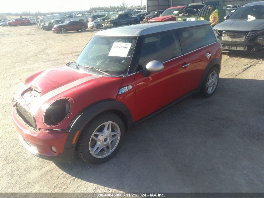 2009 Mini Cooper S Clubman VIN: WMWMM33589TP72589 Lot: 40845966