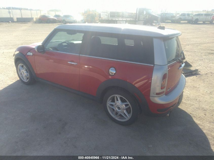 2009 Mini Cooper S Clubman VIN: WMWMM33589TP72589 Lot: 40845966