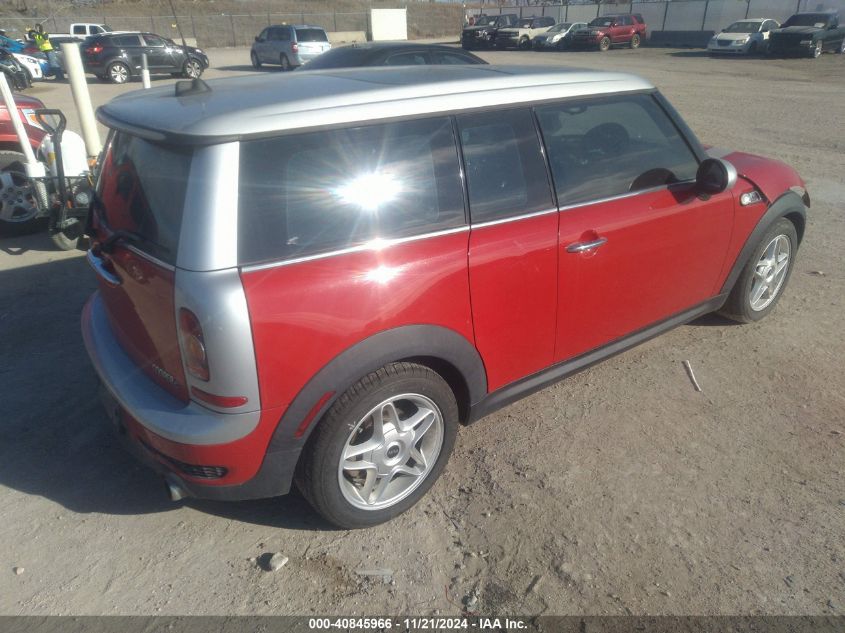 2009 Mini Cooper S Clubman VIN: WMWMM33589TP72589 Lot: 40845966