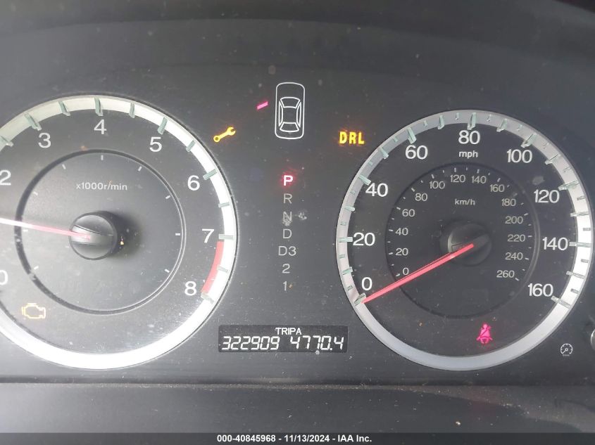 2009 HONDA ACCORD VIN: 1HGCP26809A053808