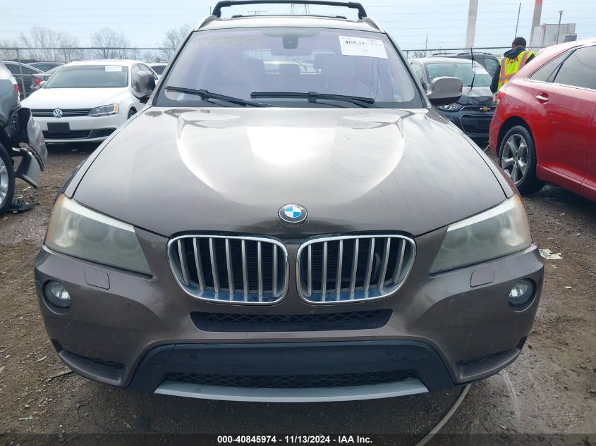 2011 BMW X3 xDrive35I VIN: 5UXWX7C56BL730906 Lot: 40845974