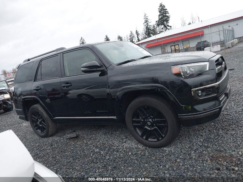 2021 Toyota 4Runner Nightshade Special Edition VIN: JTEJU5JR6M5842767 Lot: 40845976