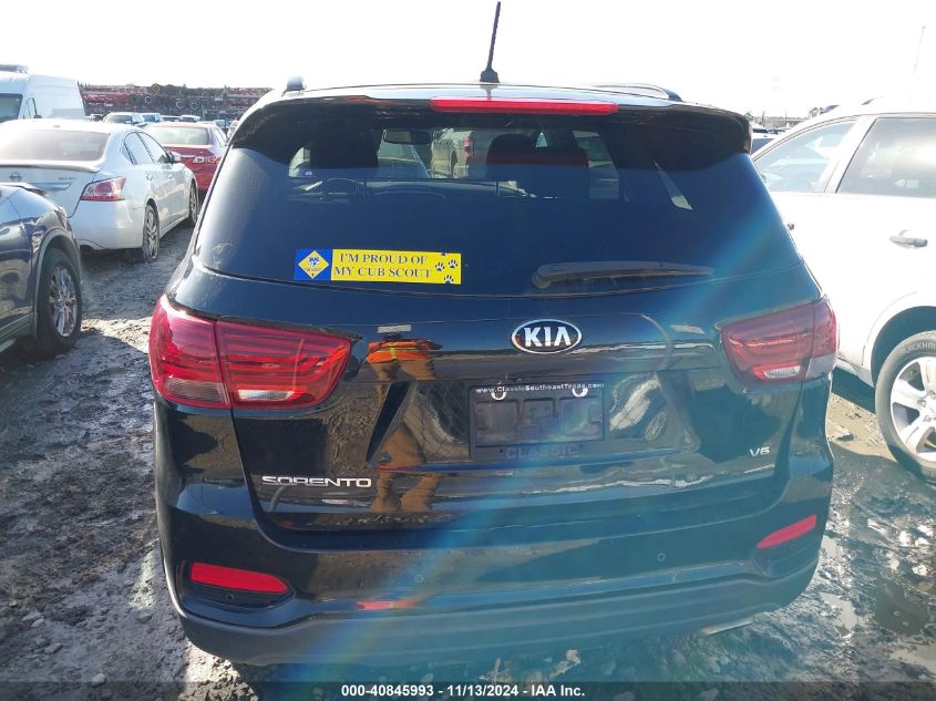 2020 Kia Sorento 3.3L S VIN: 5XYPG4A51LG652393 Lot: 40845993