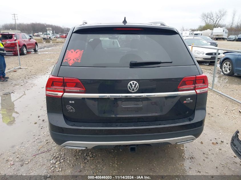 2019 Volkswagen Atlas 3.6L V6 Se W/Technology VIN: 1V2UR2CA0KC604526 Lot: 40846003