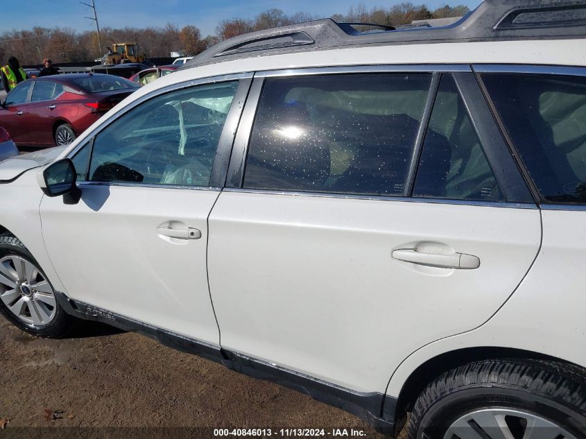 2015 Subaru Outback 2.5I Premium VIN: 4S4BSACC9F3318829 Lot: 40846013