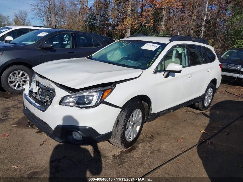 2015 Subaru Outback 2.5I Premium VIN: 4S4BSACC9F3318829 Lot: 40846013