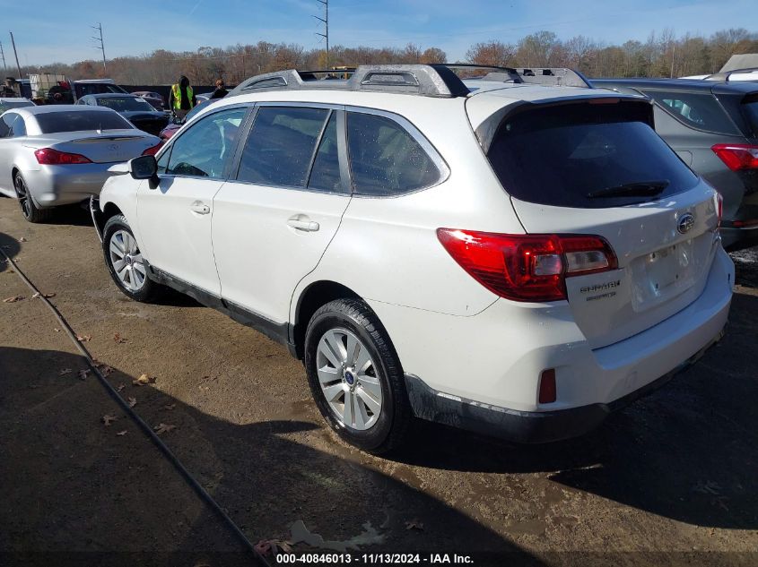 2015 Subaru Outback 2.5I Premium VIN: 4S4BSACC9F3318829 Lot: 40846013