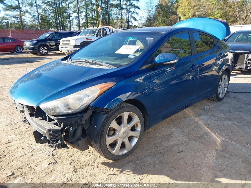 VIN KMHDH4AEXDU974283 2013 HYUNDAI ELANTRA no.2