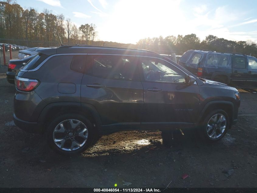 2019 Jeep Compass Limited 4X4 VIN: 3C4NJDCB3KT747654 Lot: 40846054