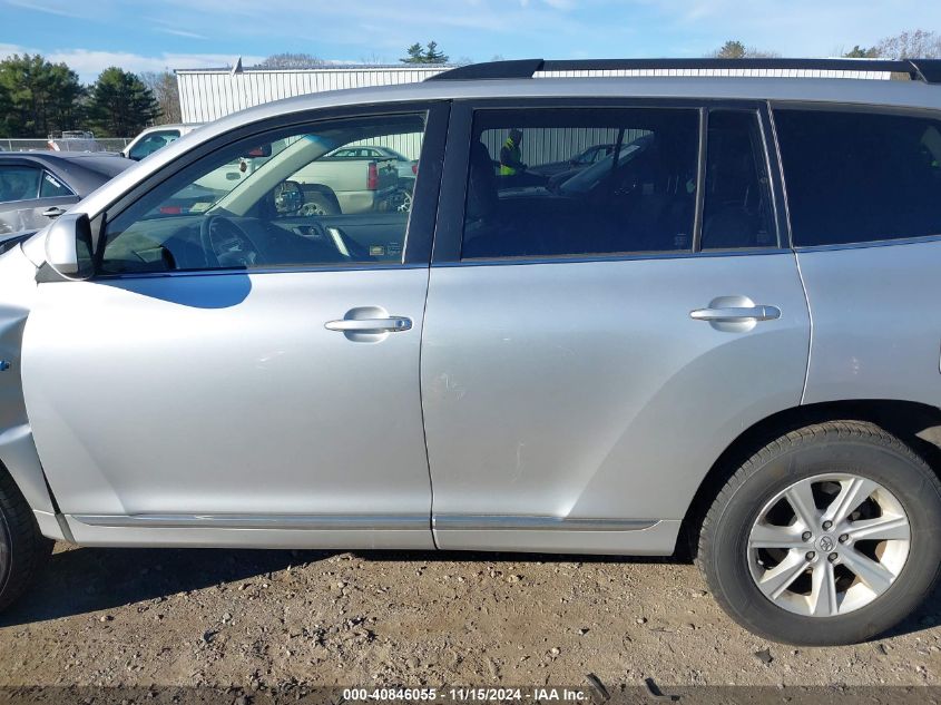 2013 Toyota Highlander Hybrid VIN: JTEBC3EH9D2016770 Lot: 40846055