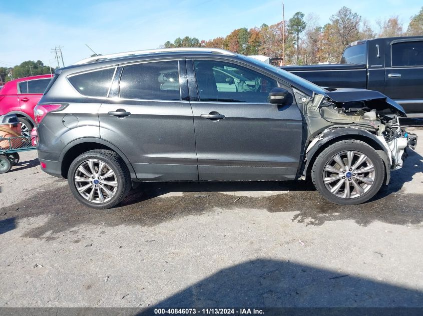 2017 Ford Escape Titanium VIN: 1FMCU0JD0HUA18887 Lot: 40846073