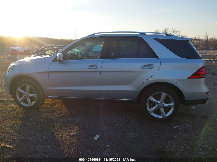 2016 Mercedes-Benz Gle 350 4Matic VIN: 4JGDA5HB3GA785356 Lot: 40846089