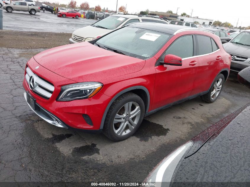 VIN WDCTG4GB8FJ089773 2015 Mercedes-Benz GLA 250, 4... no.2