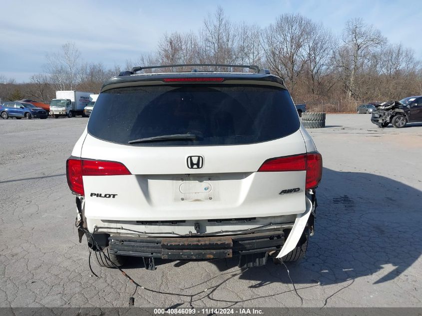 2017 Honda Pilot Touring VIN: 5FNYF6H98HB021649 Lot: 40846099