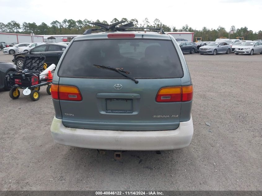 1999 Toyota Sienna Le VIN: 4T3ZF13C7XU136620 Lot: 40846122