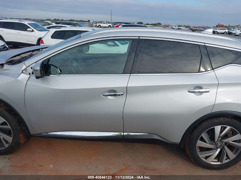 2019 Nissan Murano Sl VIN: 5N1AZ2MJ9KN164728 Lot: 40846123