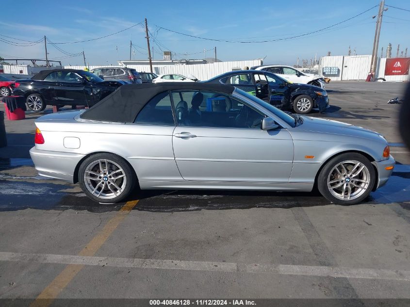 2001 BMW 330Ci VIN: WBABS53461JU87440 Lot: 40846128