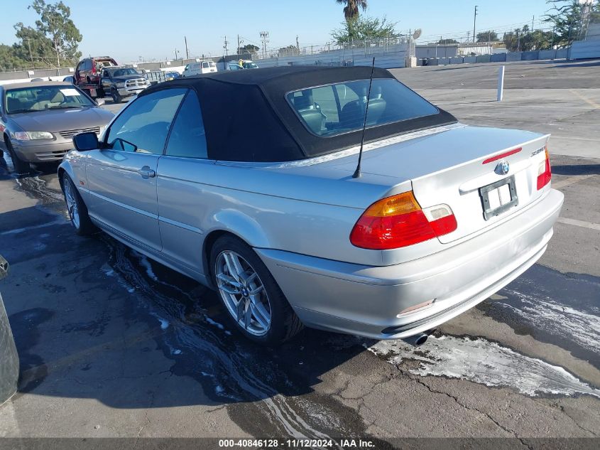 2001 BMW 330Ci VIN: WBABS53461JU87440 Lot: 40846128