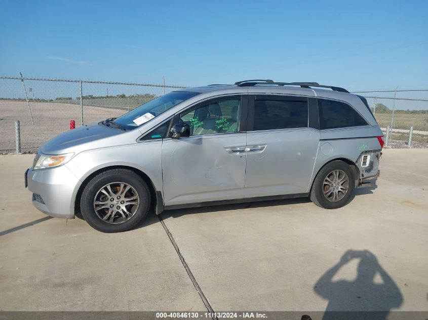 2013 Honda Odyssey Ex-L VIN: 5FNRL5H69DB037544 Lot: 40846130