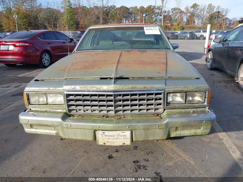 1985 Chevrolet Impala VIN: 2G1BL69H0F9115247 Lot: 40846139