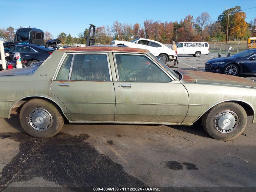 1985 Chevrolet Impala VIN: 2G1BL69H0F9115247 Lot: 40846139