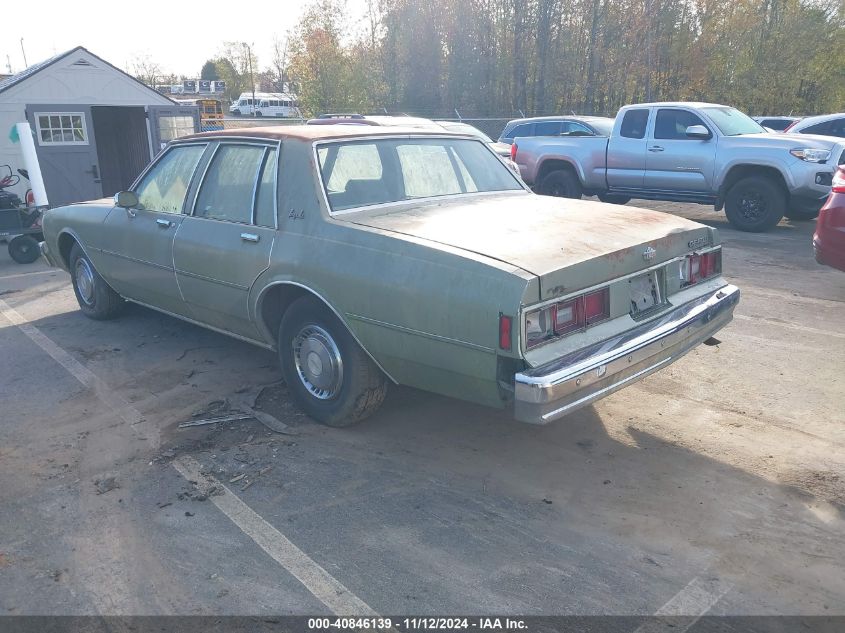 1985 Chevrolet Impala VIN: 2G1BL69H0F9115247 Lot: 40846139