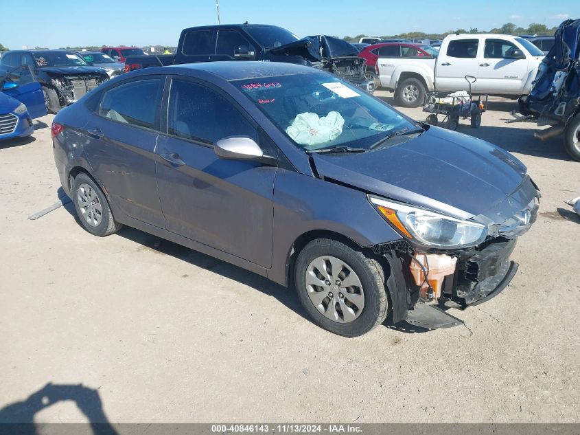 2016 Hyundai Accent Se VIN: KMHCT4AE1GU099075 Lot: 40846143