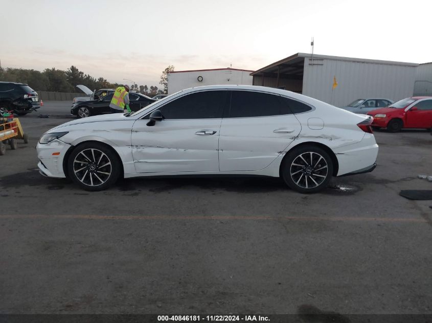 2020 Hyundai Sonata Sel Plus VIN: 5NPEJ4J21LH008710 Lot: 40846181