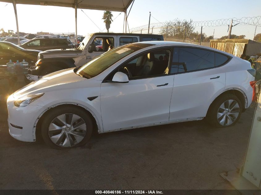 2023 Tesla Model Y Awd/Long Range Dual Motor All-Wheel Drive VIN: 7SAYGDEE3PA124530 Lot: 40846186