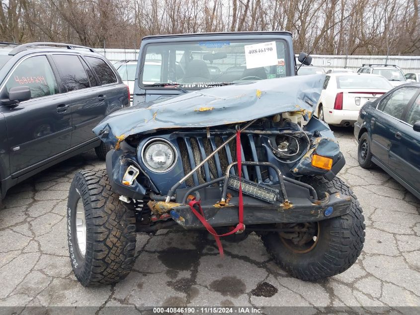 2001 Jeep Wrangler Sport VIN: 1J4FA49S81P341541 Lot: 40846190