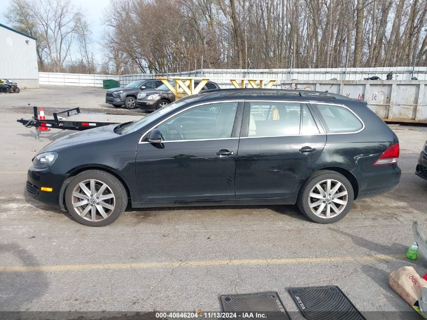 2012 Volkswagen Jetta Sportwagen 2.0L Tdi VIN: 3VWPL7AJ9CM696278 Lot: 40846204