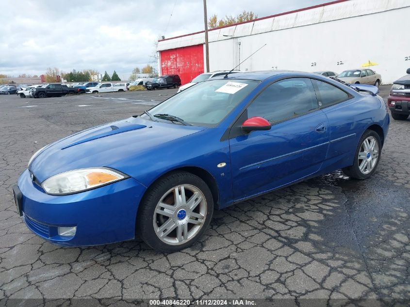 2002 Mercury Cougar V6 VIN: 1ZWFT61L525618460 Lot: 40846220